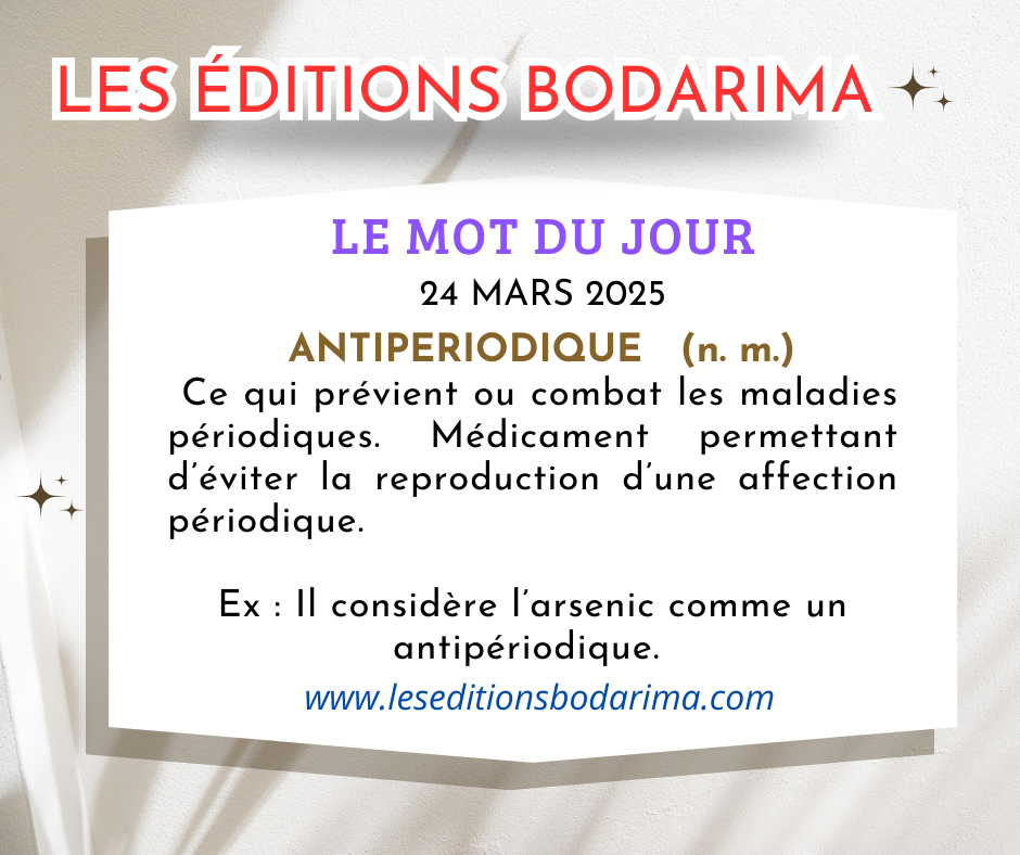 Mot du Jour 24 Mars 2025